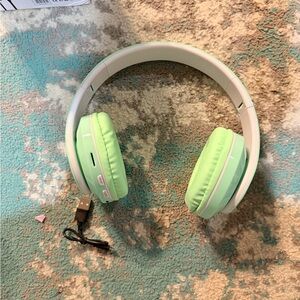 Mint Green Wireless Headphones